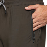 Men side pocket with Zipper closing and outside Drawstring Track Pants
