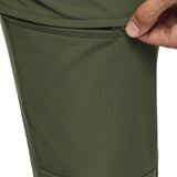 Men's Super Stretchy Work Leisure Pant With Zipper Closure Thigh Pocket