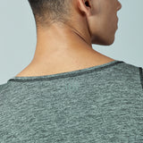 Men Slim Fit Round Neck Sleeveless Tank Top With arrow print at chest