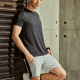 Men Cotton feel Super Stretchy Slim fit Polyester T Shirt
