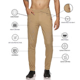 Men's Super Stretchy Work Leisure Pant With Denim Pocket & Coin Pocket