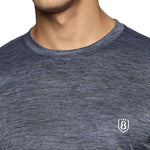 Half sleeve t-shirt for men – light grey color with soft fabric