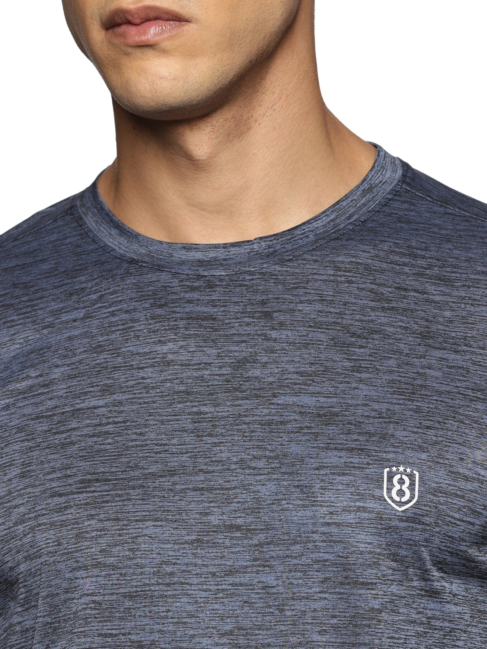 Half sleeve t-shirt for men – light grey color with soft fabric