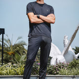 Lightweight Wrinkle Resistant Polyester Co-Ord Set for Men