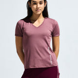 Women’s V neck cut and sew top