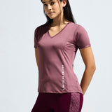 Women’s V neck cut and sew top