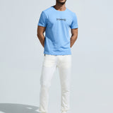 Men's Round Neck Multi reflector Logo T-Shirt