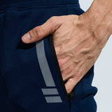 Men's Cut & Sew Zipper Pocket Jogger
