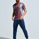 Men's Cut & Sew Zipper Pocket Jogger