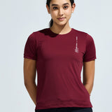 Women’s criss cross back mesh top