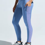 Women’s High Waist Printed Side Panel Tights