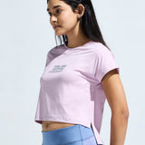 Women's High Low Graphic Print T-Shirt