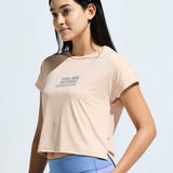 Women's High Low Graphic Print T-Shirt