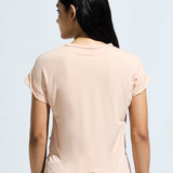 Women's High Low Graphic Print T-Shirt