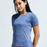 Women’s criss cross back mesh top