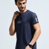 Men's Soft And Stretchable  Nylon Graphic Tee