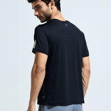 Men's Soft And Stretchable  Nylon Graphic Tee