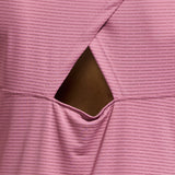 Women’s criss cross back mesh top