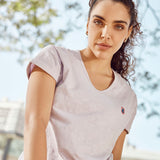 Women 100% organic cotton mega sleeve top