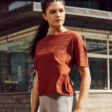 Women's Lightweight Drop Shoulder Top With Wrinkle Resistance