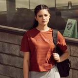 Women's Lightweight Drop Shoulder Top With Wrinkle Resistance