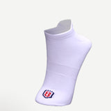 Nylon Low Ankle Socks With Rubber Grip - White