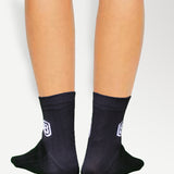 Nylon High Ankle Socks - Black