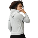 Women's Quilted Hoodie Sweat Shirt with Kangaroo Pockets