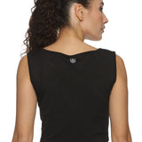Women's Leopard Printed Black Crop Top