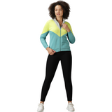 Women's Colour Block Jacket with Zipper closure