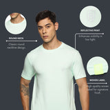 Men Cotton feel Super Stretchy Slim fit Polyester T Shirt