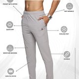 Men's Slim fit track pant with Elasticated waist with drawstring