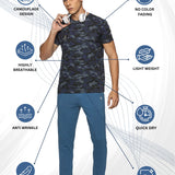 Men's Camouflage Outdoor T-Shirt for Running/Training/ Gym workout/sports