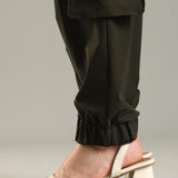 Women Stylish Multi pocket Pants with Adjustable Drawstring