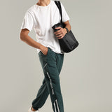 Men’s Baggy Fit Joggers with Elastic Hem and Adjustable Drawstring