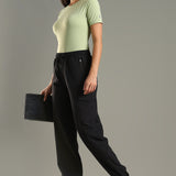 Women’s Workleisure Cargo Pants with Elasticated Cuff