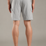 Men Cargo Shorts With Elasticated Waist Band And Adjustable Drawstring