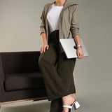 Women's Hooded All Weather Jacket with Side seam pockets in sleeve