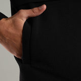 Men’s Half Reverse Zip Jacket with Printed Flap & Zipper Pocket