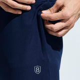 Men's High Neck Breathable Sports Tracksuit with Contrast Piping & Pockets