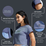 Women's High Low Graphic Print T-Shirt