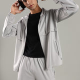 Men’s Raglan Hoodie with Zipper Pockets