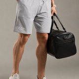 Comfortable Elastic Waistband Shorts Relaxed Fit with Functional Front Patch Pockets