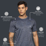 Men Regular Fit Round Neck Half sleeve T shirt