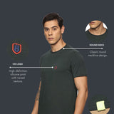 Men Round neck Bamboo Cotton T shirt