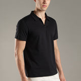 Men Stylish Polo With Zipper Closure