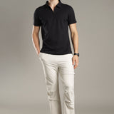 Men Stylish Polo With Zipper Closure
