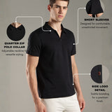Men Stylish Polo With Zipper Closure
