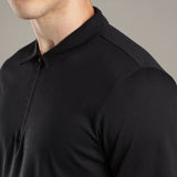 Men Stylish Polo With Zipper Closure