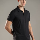 Men Stylish Polo With Button Closure